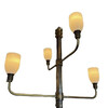 Limited Edition Bronze and Opaline Chandelier 74729