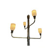 Limited Edition Bronze and Opaline Chandelier 74729