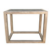 Limited Edition Walnut and Cement Top Side Table 30733