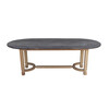 Limited Edition Cerused Oak Oval Dining Table 23439