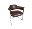 Willy Rizzo Chrome and Leather Desk Chair 79624