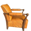 Exceptional French 1930's Leather Arm Chair 76919