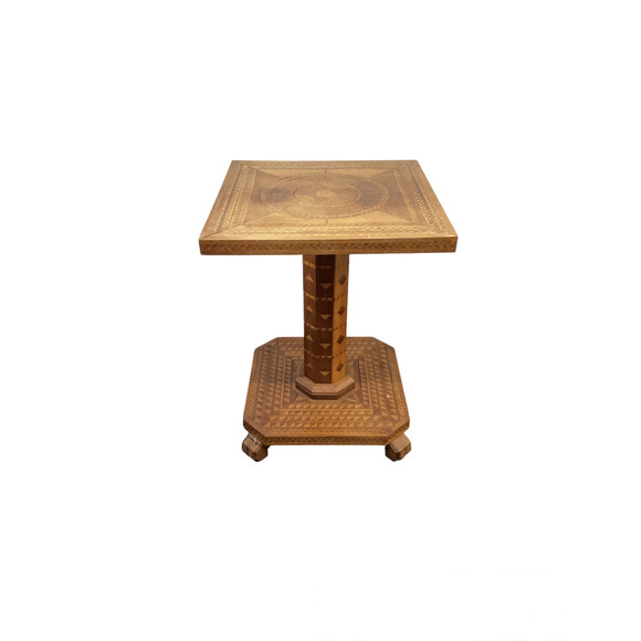 English Inlaid Side table 74727