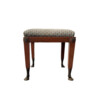 19th Century Wood Stool with Vintage Upholstery 60723