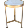 Lucca Limited Edition Marble and Bronze Side Table 28861