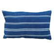 Indigo Stripe Textile Lumbar Pillow 20661