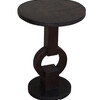 Limited Edition Ebonized Wood Side Table 25263