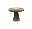 French Inlaid Wood Side Table 29584