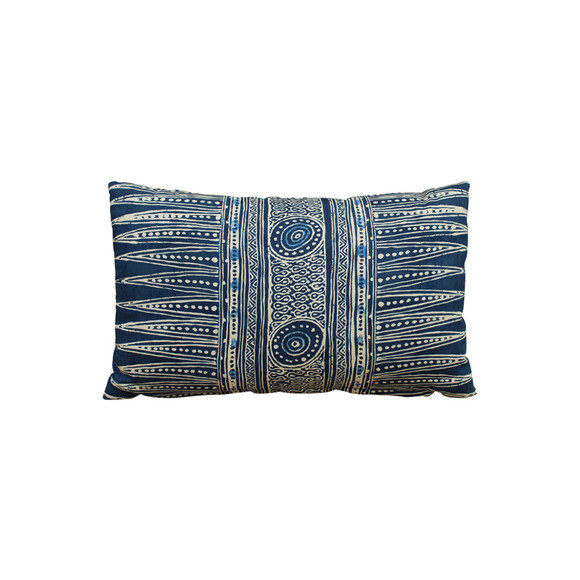 Vintage Linen Batik Pillow 25575