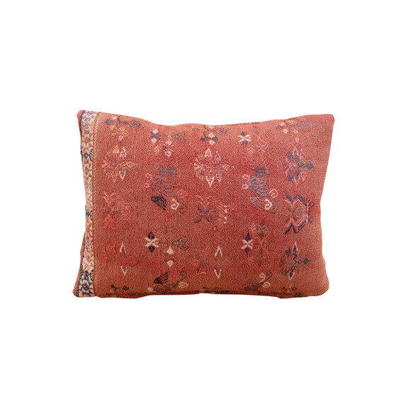 Vintage Embroidery Textile Pillow 25272