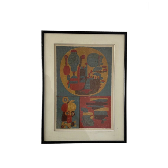 French 1960's Modernist Art 73500