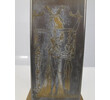 French Mid Century Etched Metal Table Lamp 15573