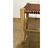 Lucca Studio Thelma Woven Leather Stool 72580