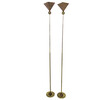 Pair French Copper Floor Lamps 31753