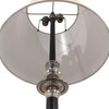 French Chrome and Black Floor Lamp 19244