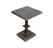Limited Edition Cerused Oak And Bronze Side Table 25559