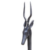 Exceptional Figural  Iron Andirons 20489