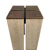 Lucca Limited Edition Bronze and Oak Side Table 19320
