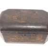 Antique Chinoiserie Black Lacquer Box 55160