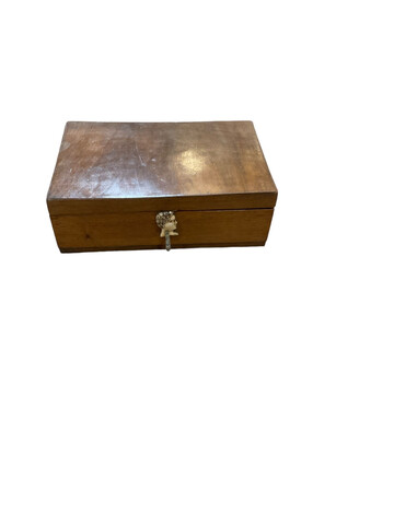 Antique Burl Wood Box 66143