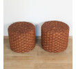 Pair of Vintage French Rope Ottomans 65052