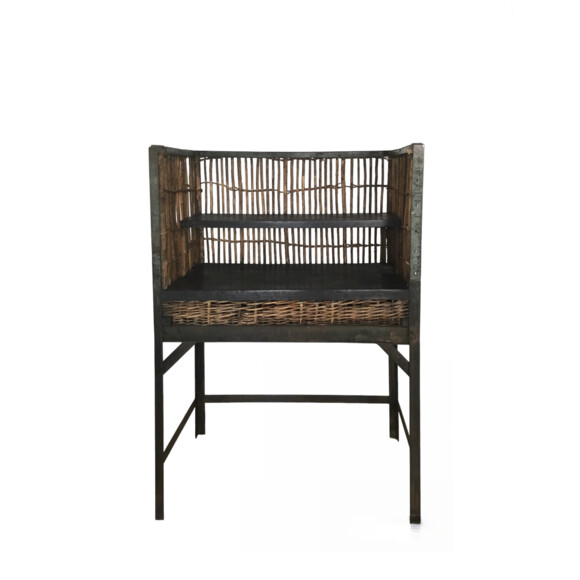 Limited Edition Vintage Belgian Rattan Bar 74512