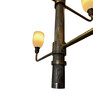 Limited Edition Bronze and Opaline Chandelier 74729