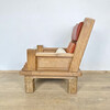 Pair of Large French Oak Arm Chairs 70564