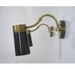 Pair Black and Gold Sconces 10931