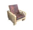 Lucca Studio Remy Oak And Leather Armchair 66390