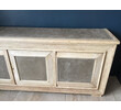 19th Century French Oak Sideboard Cement Top and Doors 73675