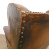 French 1940's Leather Arm Chair 64935