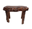 Antique French Burl Wood Side Table 57081