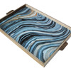 Limited Edition Oak And Marbleized Paper Tray 21477