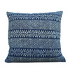 Vintage Indonesian Indigo Batik Textile Pillow 23449