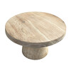 Limited Edition Oak Top and Stone  Side Table 32564