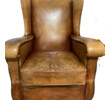 Pair of French Leather Arm Chairs 61943