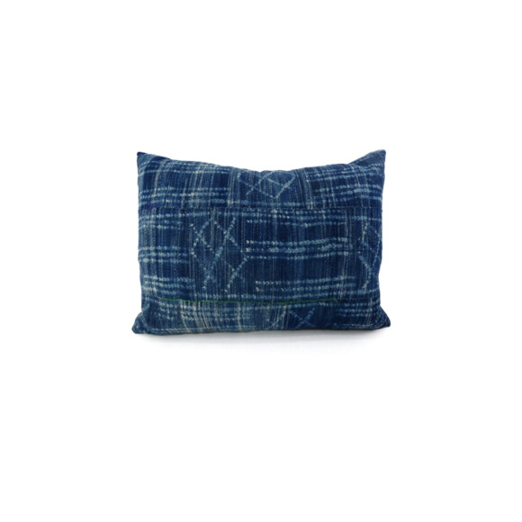 Vintage African Indigo Textile Pillow 67029