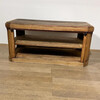 Unusual 19th Century French Oak Square Drapers Table 75498