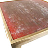 Limited Edition Red Industrial Iron Top Table 10797