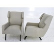 Pair Mid Century Italian Arm Chairs 12473