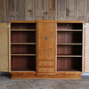 Signed Original Jules Leleu Sycamore Cabinet/ Bookcase 74351