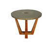 Limited Edition Side Table with Metal Top 26346