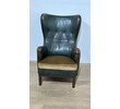 Single 1930's Danish Leather Arm Chair 74205