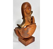 French 1960's Modernist Wood Sculpture 64997