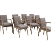 Set of (8) Lucca Studio Hubert Dining Chairs 23094