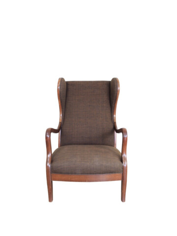 Single Mid Century Danish Wingback Arm Chair 74548