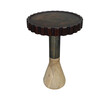 Limited Edition Side Table of Wood and Iron 27187
