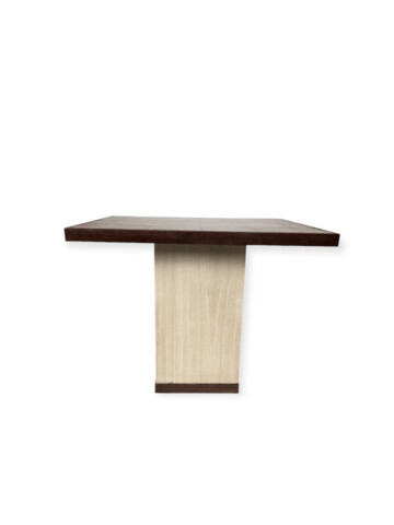 Inlaid Top Pedestal Table with Oak Base 67415