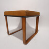 Lucca Studio Vaughn (stool) of saddle leather top and base 71205